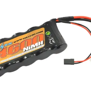 Voltz 4600mah 6.0v Receiver Sub-C Pack Stick Battery W/Bec/Jr Plug – RC Batteries