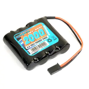 Voltz Rx 4.8v 2000mah Nimh Straight Battery Pack W/Connector – RC Batteries