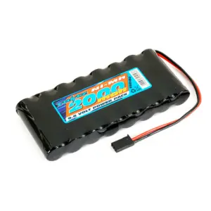 Voltz Tx 9.6v 2000mah Nimh Flat Battery Pack W/Connector – RC Batteries