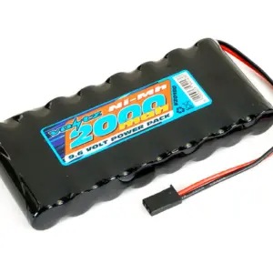 Voltz Tx 9.6v 2000mah Nimh Flat Battery Pack W/Connector – RC Batteries