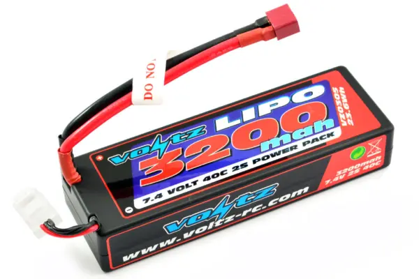 Voltz 3200mah 2s 7.4V 40c Hardcase Lipo Stick Battery Pack – view 2