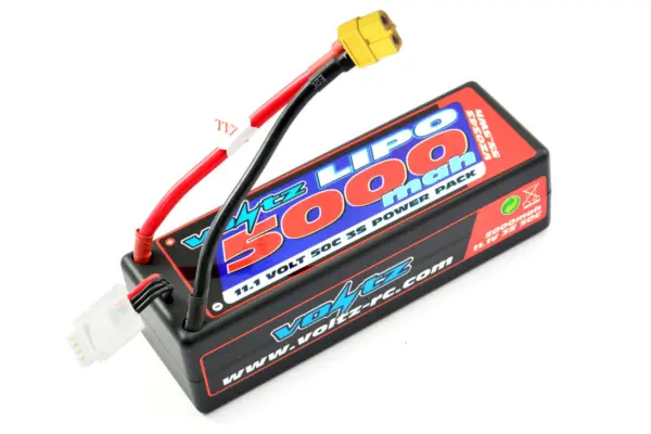 Voltz 5000mah Hard Case 11.1v 50c Lipo Stick Pack Xt60 – view 2