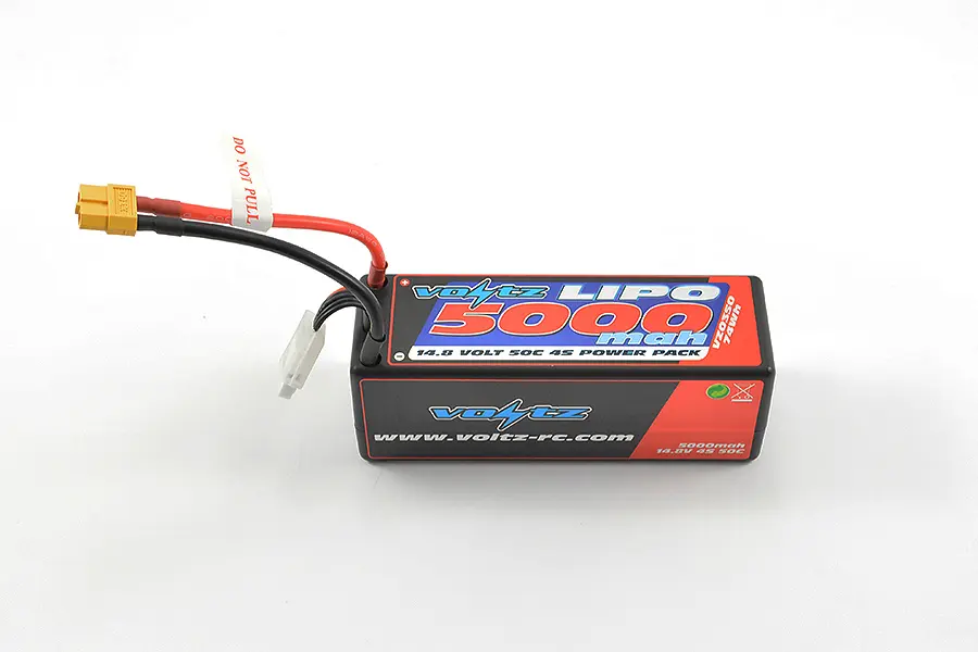 Voltz 5000mah Hard Case 14.8v 50c Lipo Stick Pack Xt60 – RC Batteries