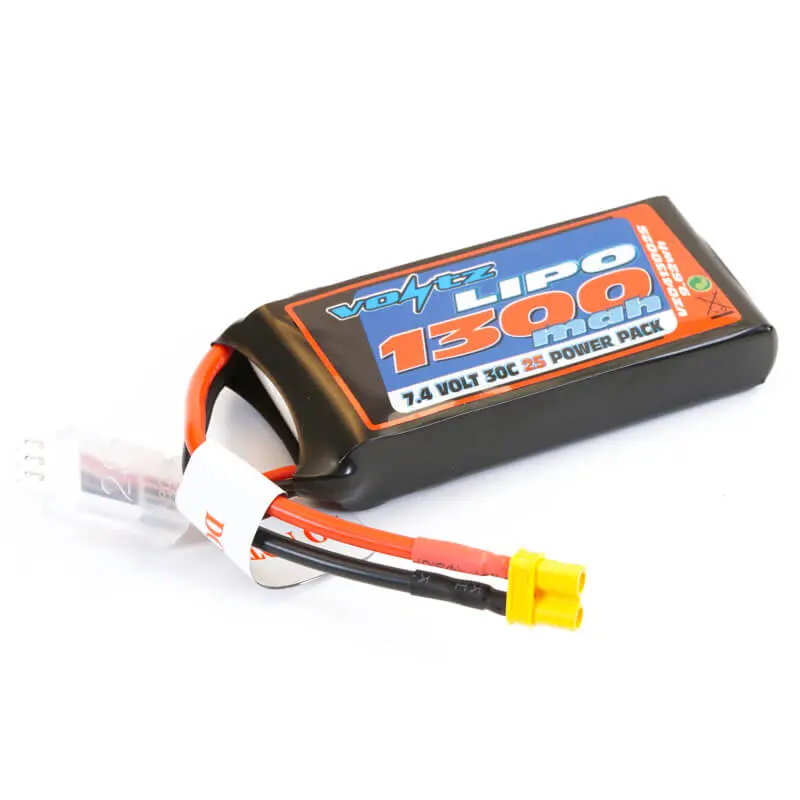 Voltz 1300mah 7.4v 30c Lipo Battery W/Xt30 – RC Batteries