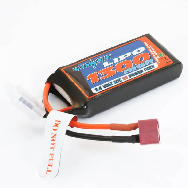Voltz 1300mah 2s 7.4v 30c Lipo Battery (Deans Connector) – RC Batteries