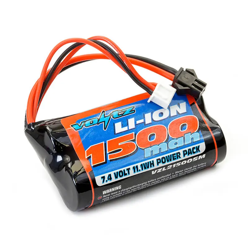 Voltz Li-Ion 7.4v 1500mah Battery With sm2.5 Connector – RC Batteries