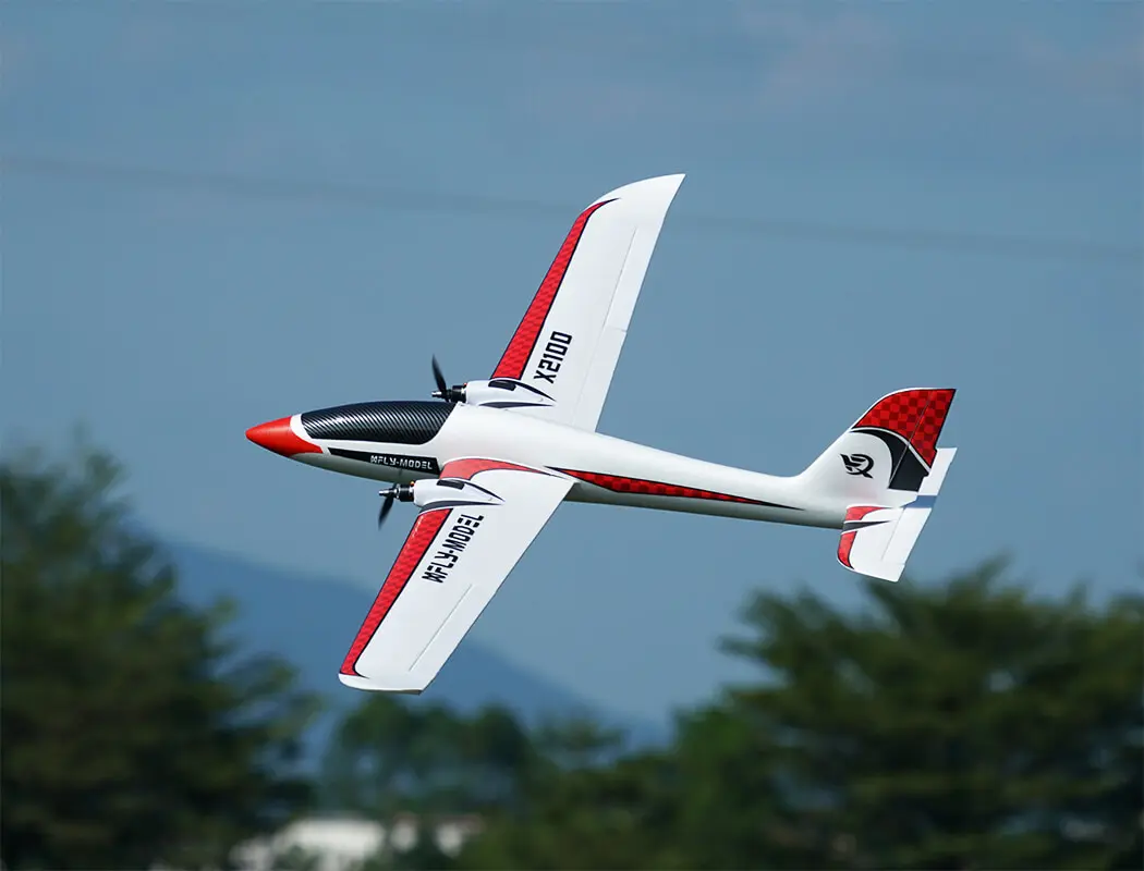Xfly Swift X2100 Twin Glider Without Tx/Rx/Batt – RC Planes