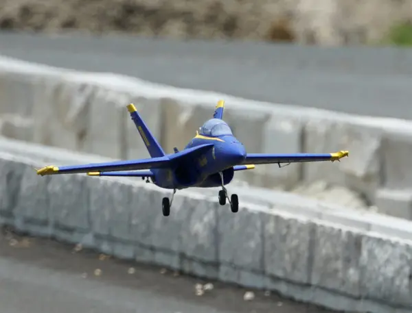Xfly Twin 40mm F-18 Edf 705mm Jet Without Tx/Rx/Batt - Blue – view 2