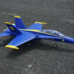 Xfly Twin 40mm F-18 Edf 705mm Jet Without Tx/Rx/Batt - Blue – RC Planes