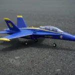 Xfly Twin 40mm F-18 Edf 705mm Jet Without Tx/Rx/Batt - Blue – RC Planes