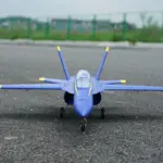 Xfly Twin 40mm F-18 Edf 705mm Jet Without Tx/Rx/Batt - Blue – RC Planes