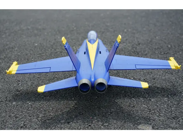 Xfly Twin 40mm F-18 Edf 705mm Jet Without Tx/Rx/Batt - Blue – view 8