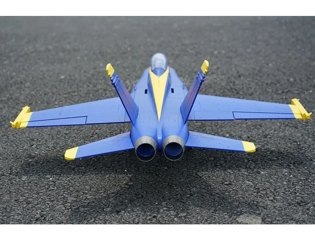 Xfly Twin 40mm F-18 Edf 705mm Jet Without Tx/Rx/Batt - Blue – RC Planes