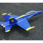 Xfly Twin 40mm F-18 Edf 705mm Jet Without Tx/Rx/Batt - Blue – RC Planes
