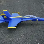 Xfly Twin 40mm F-18 Edf 705mm Jet Without Tx/Rx/Batt - Blue – RC Planes