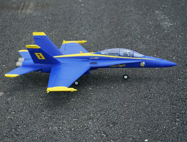 Xfly Twin 40mm F-18 Edf 705mm Jet Without Tx/Rx/Batt - Blue – view 10