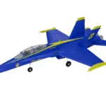 Xfly Twin 40mm F-18 Edf 705mm Jet Without Tx/Rx/Batt - Blue – RC Planes