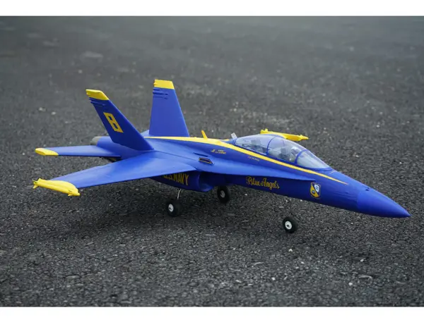 Xfly Twin 40mm F-18 Edf 705mm Jet Without Tx/Rx/Batt - Blue – view 13