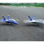 Xfly Twin 40mm F-18 Edf 705mm Jet Without Tx/Rx/Batt - Blue – RC Planes