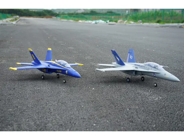 Xfly Twin 40mm F-18 Edf 705mm Jet Without Tx/Rx/Batt - Blue – view 15