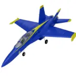 Xfly Twin 40mm F-18 Edf 705mm Jet Without Tx/Rx/Batt - Blue – RC Planes