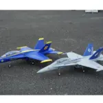 Xfly Twin 40mm F-18 Edf 705mm Jet Without Tx/Rx/Batt - Blue – RC Planes