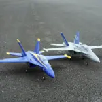 Xfly Twin 40mm F-18 Edf 705mm Jet Without Tx/Rx/Batt - Blue – RC Planes