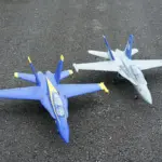 Xfly Twin 40mm F-18 Edf 705mm Jet Without Tx/Rx/Batt - Blue – RC Planes