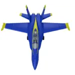 Xfly Twin 40mm F-18 Edf 705mm Jet Without Tx/Rx/Batt - Blue – RC Planes