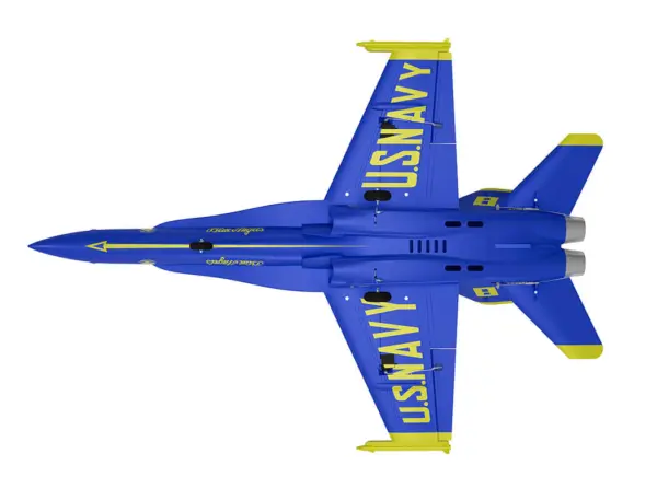 Xfly Twin 40mm F-18 Edf 705mm Jet Without Tx/Rx/Batt - Blue – view 32