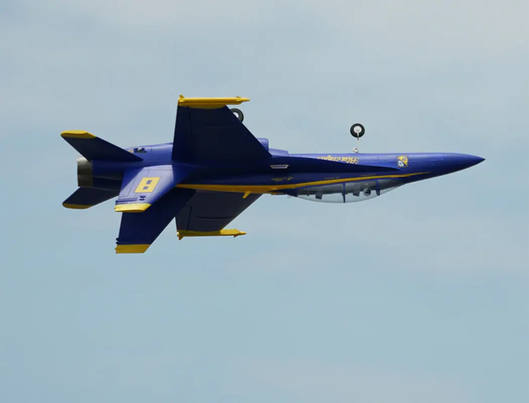 Xfly Twin 40mm F-18 Edf 705mm Jet Without Tx/Rx/Batt - Blue – RC Planes