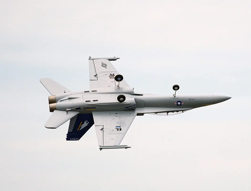 Xfly Twin 40mm F-18 Edf 705mm Jet Without Tx/Rx/Batt - Grey – RC Planes