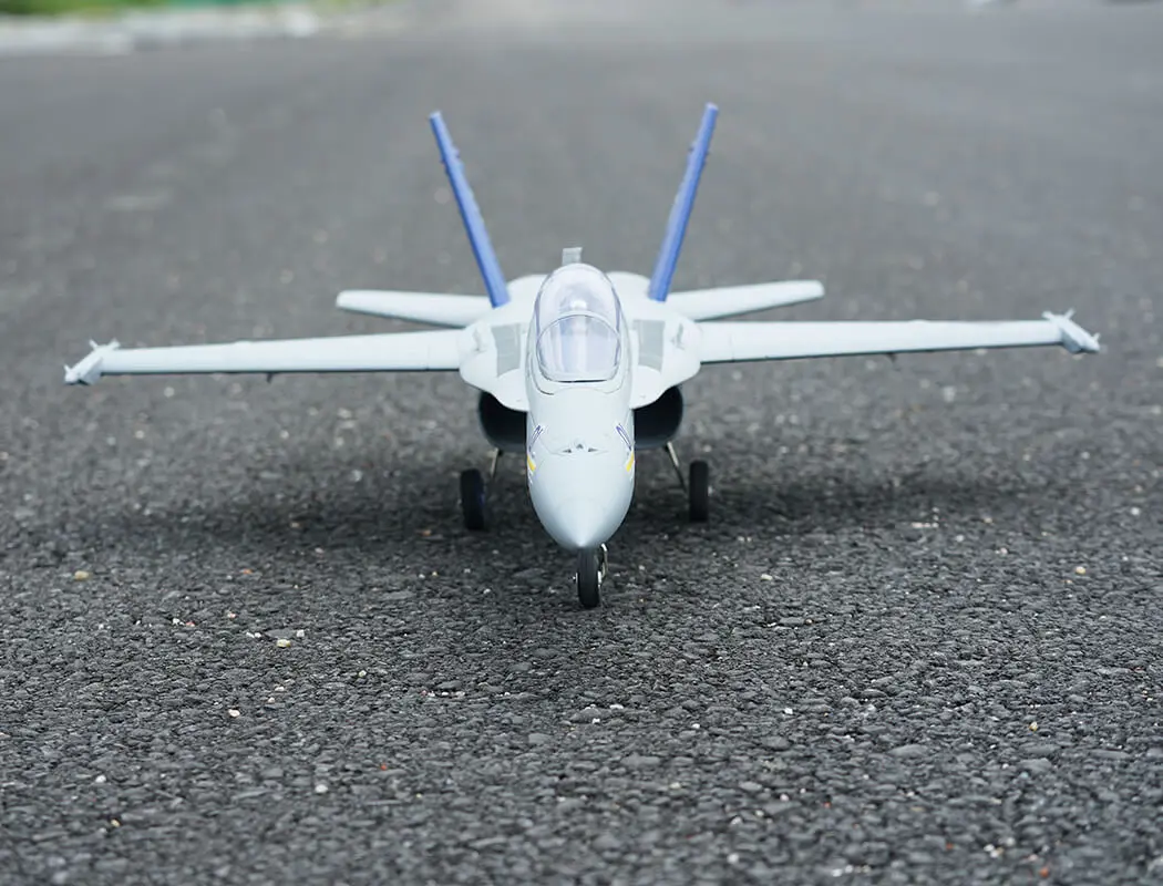 Xfly Twin 40mm F-18 Edf 705mm Jet Without Tx/Rx/Batt - Grey – RC Planes