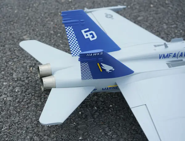 Xfly Twin 40mm F-18 Edf 705mm Jet Without Tx/Rx/Batt - Grey – view 10