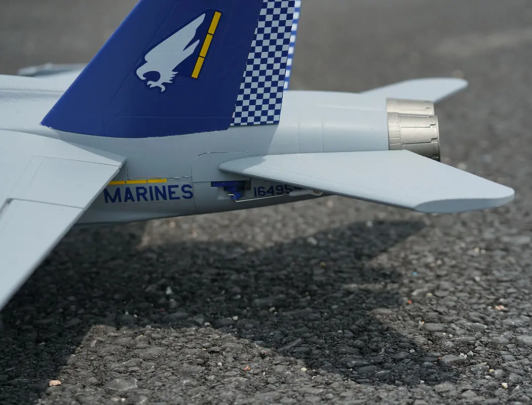 Xfly Twin 40mm F-18 Edf 705mm Jet Without Tx/Rx/Batt - Grey – RC Planes