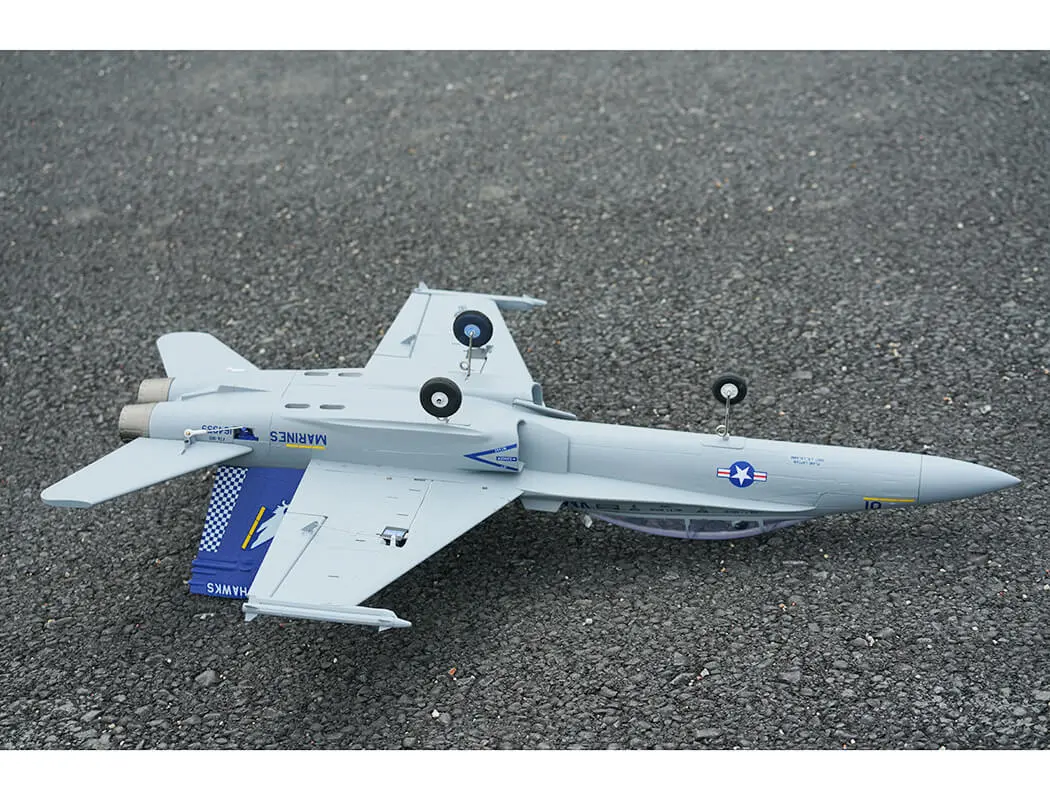 Xfly Twin 40mm F-18 Edf 705mm Jet Without Tx/Rx/Batt - Grey – RC Planes