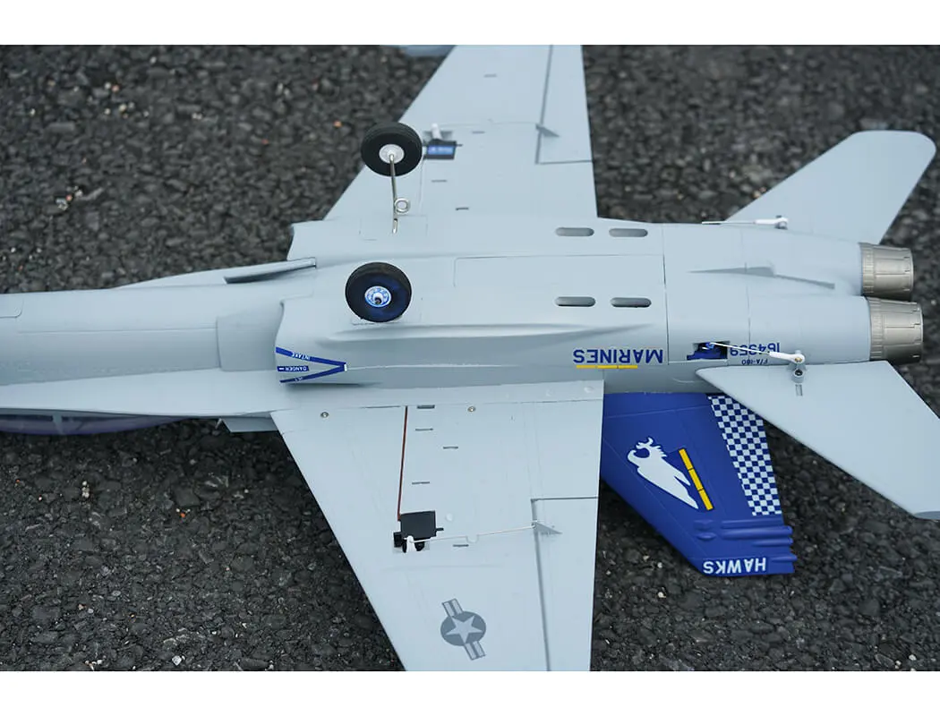 Xfly Twin 40mm F-18 Edf 705mm Jet Without Tx/Rx/Batt - Grey – RC Planes