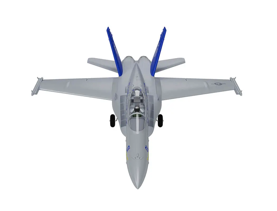 Xfly Twin 40mm F-18 Edf 705mm Jet Without Tx/Rx/Batt - Grey – RC Planes