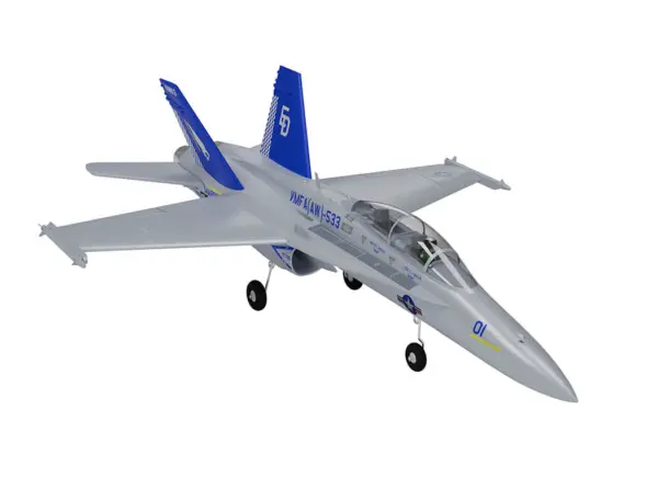 Xfly Twin 40mm F-18 Edf 705mm Jet Without Tx/Rx/Batt - Grey – view 22