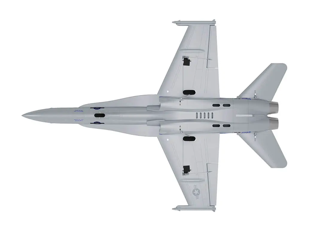Xfly Twin 40mm F-18 Edf 705mm Jet Without Tx/Rx/Batt - Grey – RC Planes