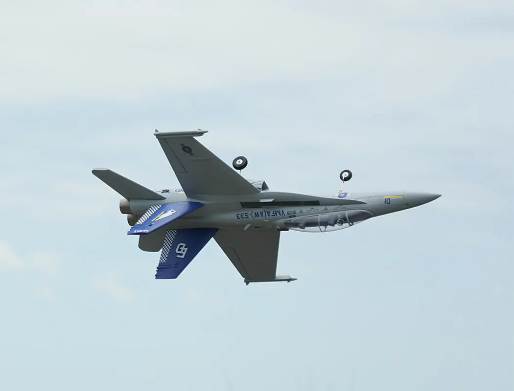 Xfly Twin 40mm F-18 Edf 705mm Jet Without Tx/Rx/Batt - Grey – RC Planes