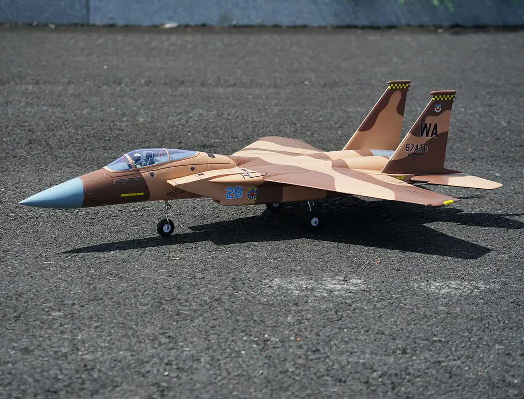 Xfly Twin 40mm F-15 Edf 710mm Jet Without Tx/Rx/Battery - Desert Camo – RC Planes