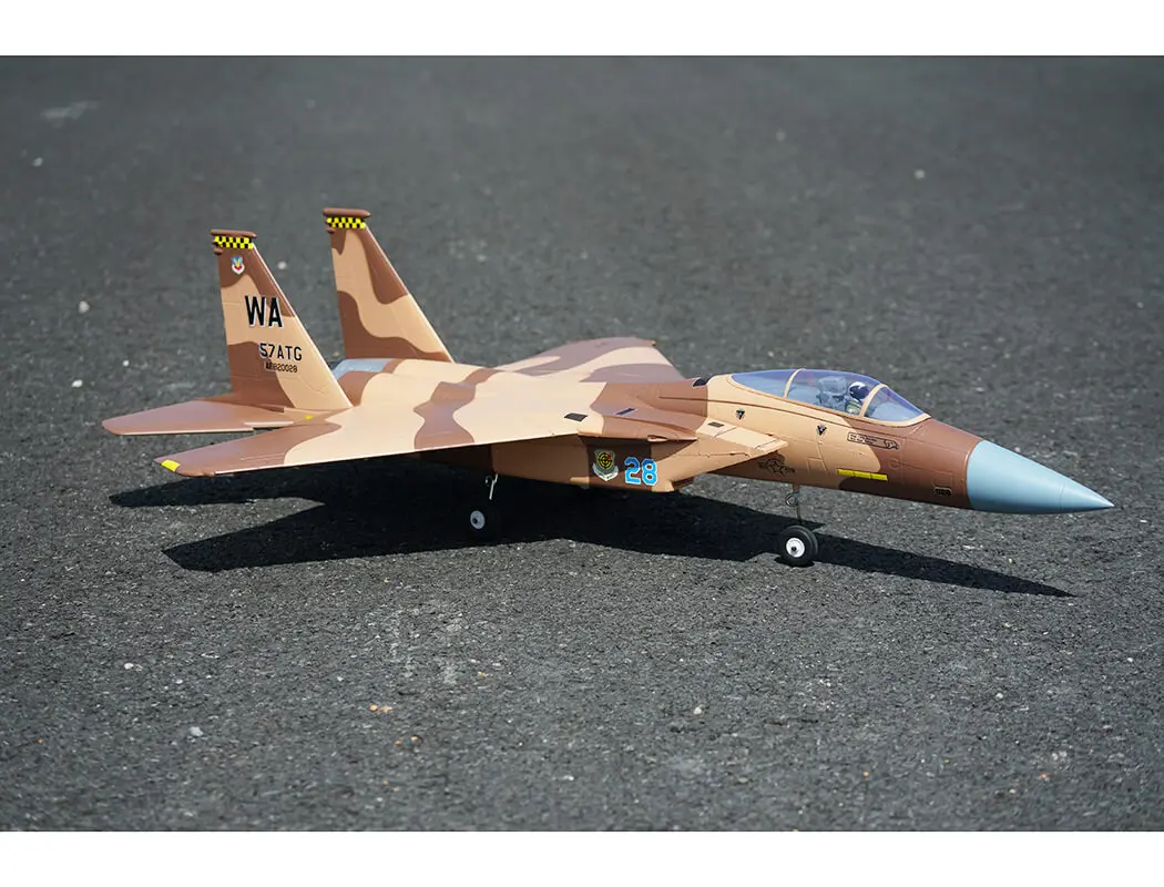 Xfly Twin 40mm F-15 Edf 710mm Jet Without Tx/Rx/Battery - Desert Camo – RC Planes
