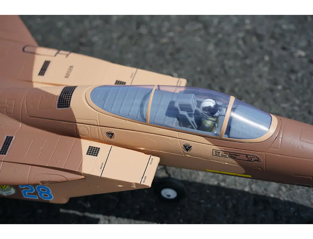 Xfly Twin 40mm F-15 Edf 710mm Jet Without Tx/Rx/Battery - Desert Camo – RC Planes