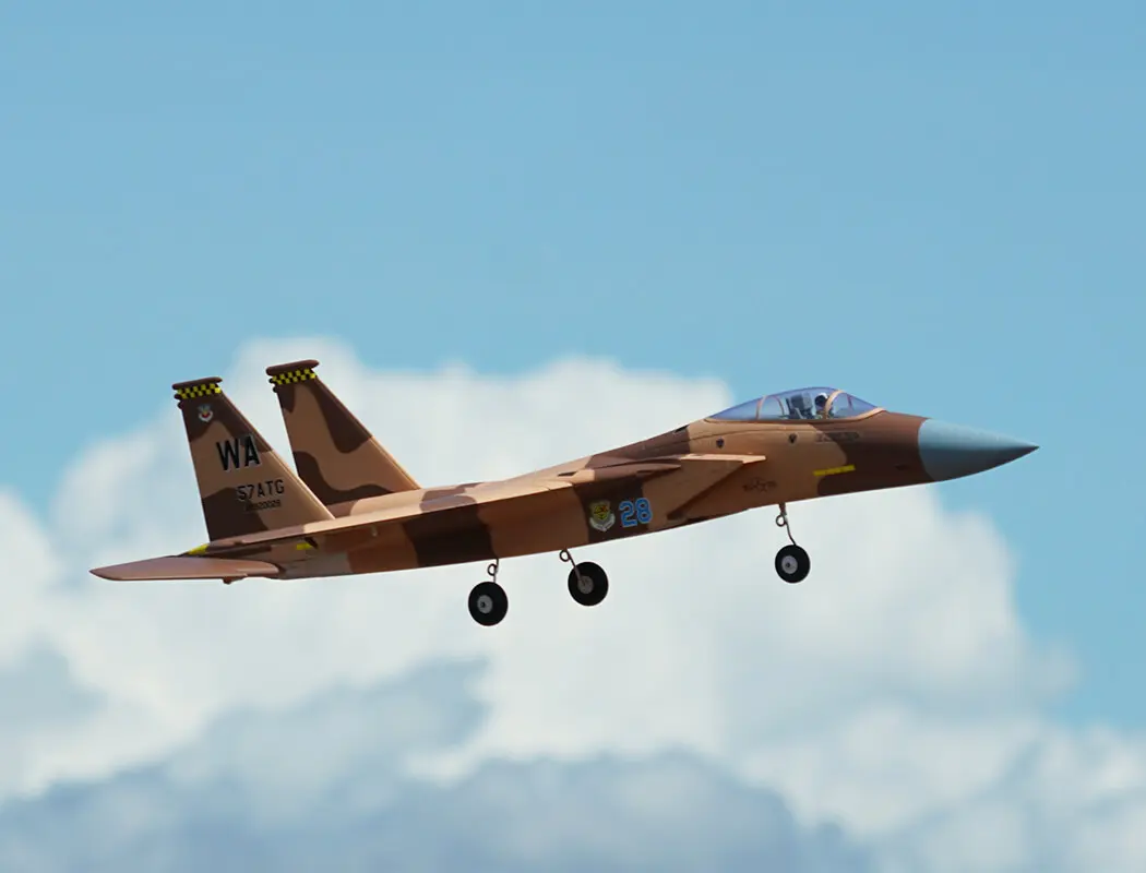 Xfly Twin 40mm F-15 Edf 710mm Jet Without Tx/Rx/Battery - Desert Camo – RC Planes