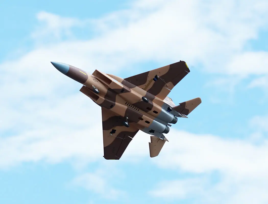 Xfly Twin 40mm F-15 Edf 710mm Jet Without Tx/Rx/Battery - Desert Camo – RC Planes