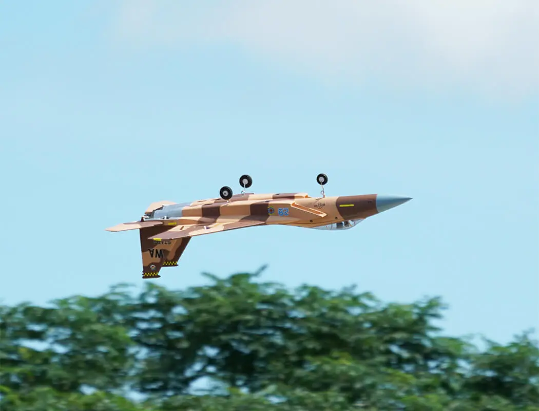 Xfly Twin 40mm F-15 Edf 710mm Jet Without Tx/Rx/Battery - Desert Camo – RC Planes