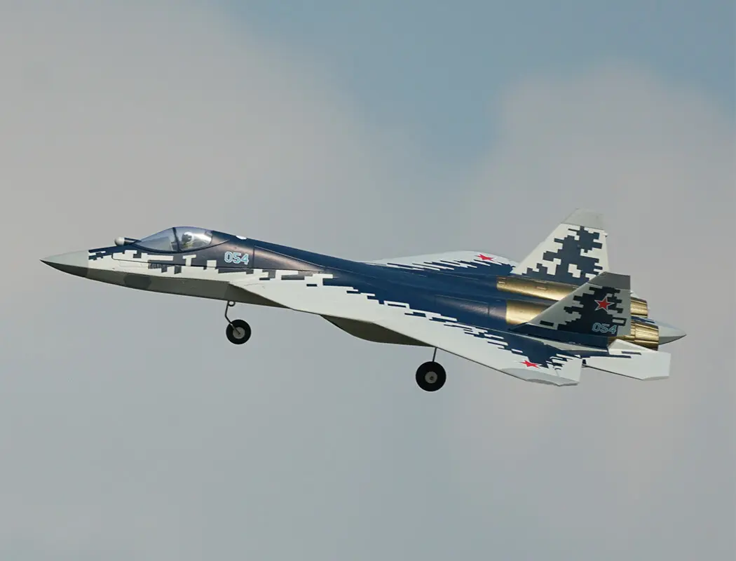 Xfly Twin 40mm Su-57 Edf 700mm Jet Without Tx/Rx/Batt – RC Planes