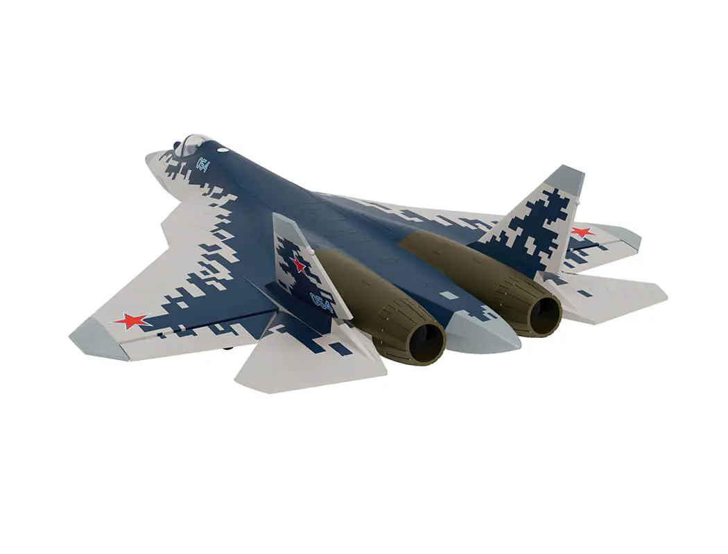 Xfly Twin 40mm Su-57 Edf 700mm Jet Without Tx/Rx/Batt – RC Planes