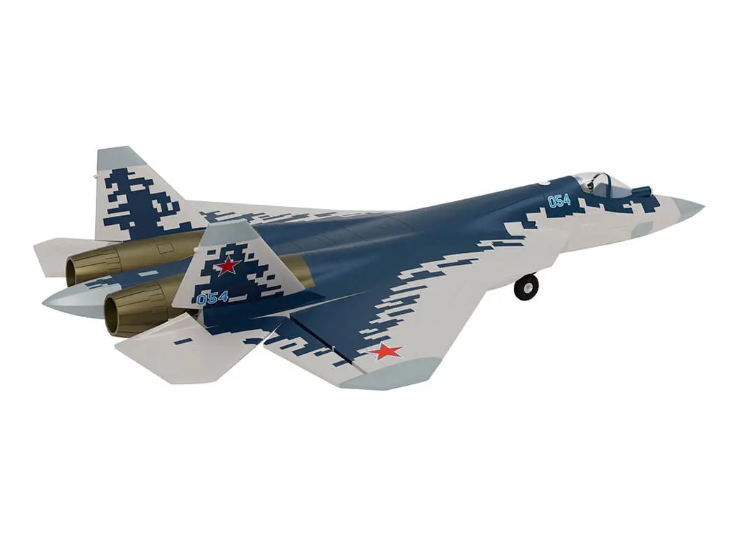Xfly Twin 40mm Su-57 Edf 700mm Jet Without Tx/Rx/Batt – RC Planes